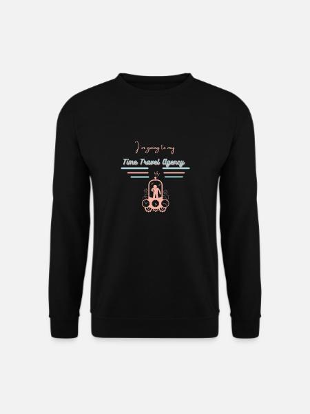 Time Travel - Sweat-shirt Unisexe - noir