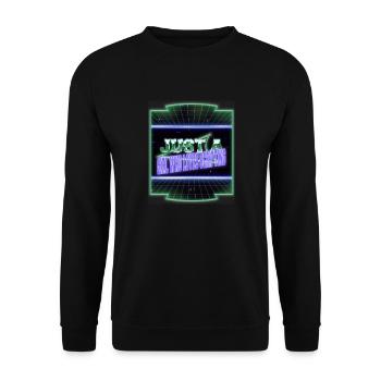 present father christmas carols - Unisex Pullover - Schwarz - Vorne - Alina (178cm) & Michal (187cm)