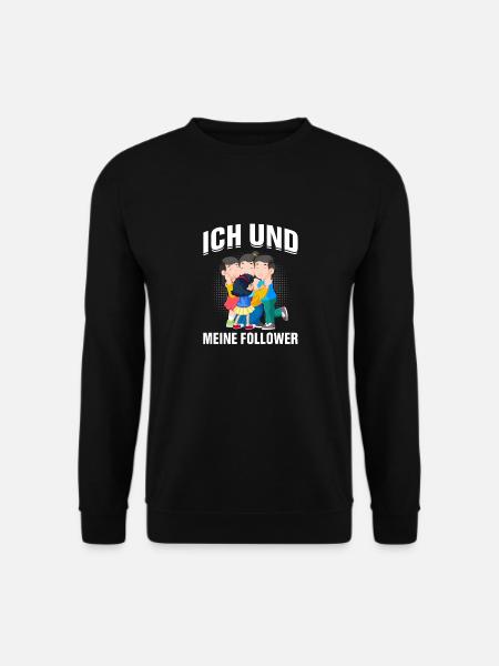 Ich und meine follower women kids - Unisex Pullover - Schwarz