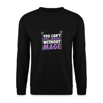 Larp |Live-Action-Rollenspiel |Larpen |Larp - Unisex Pullover - Schwarz - Vorne - Alina (178cm) & Michal (187cm)