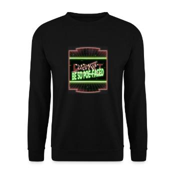 Dictons drôles Citations J’aime les livres drôles - Sweat-shirt Unisexe - noir - Devant - Alina (178cm) & Michal (187cm)
