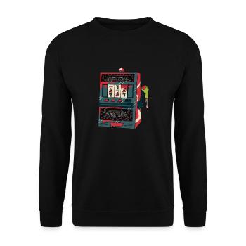Zombie Hand Poker Zombie Hand Poker Inspiration sp - Unisex Pullover - Schwarz - Vorne - Alina (178cm) & Michal (187cm)