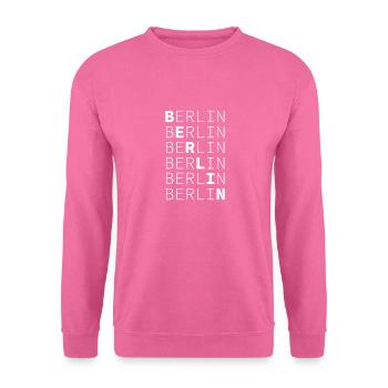 Berlin Stadt Hauptstadt - Unisex Pullover - Pink - Vorne