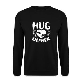 Hug Dealer Embrace Friendship Love Affection - Sweat-shirt Unisexe - noir - Devant - Alina (178cm) & Michal (187cm)