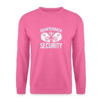 Quart-arrière Sécurité Lineman Stade de Football - Sweat-shirt Unisexe - rose - Devant