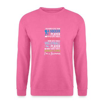 Lustiges Schwimmen Schwimmer - Unisex Pullover - Pink - Vorne