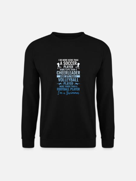 Nageurs amusants - Sweat-shirt Unisexe - noir