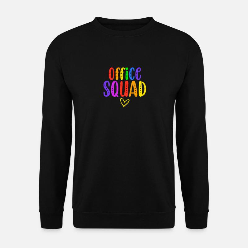 Office Squad Verwaltungsassistent Geschenkeschule - Unisex Pullover - Schwarz