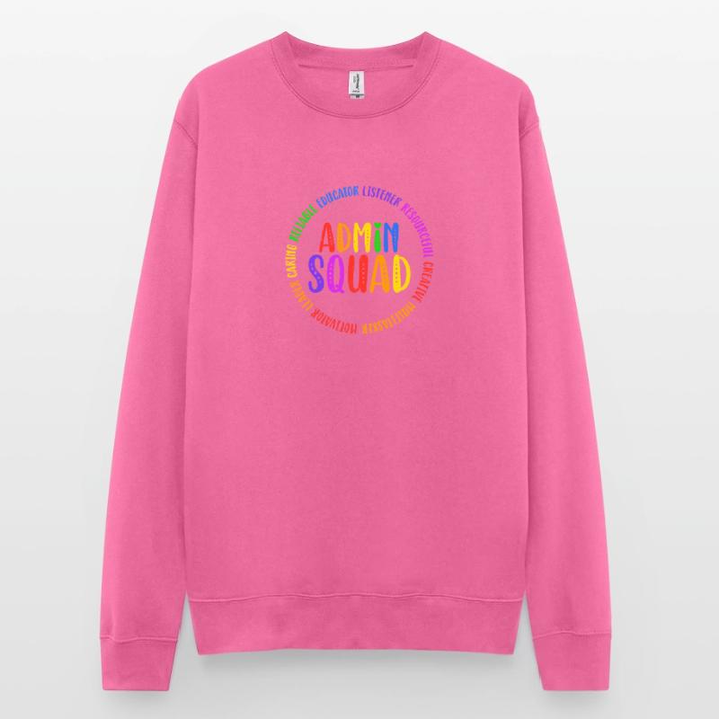 Admin Squad Admin Assistant Administrative Cool Unisex Pullover