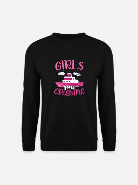 Girls Gone Cruising Kreuzfahrt Schiff Urlaub - Unisex Pullover - Schwarz