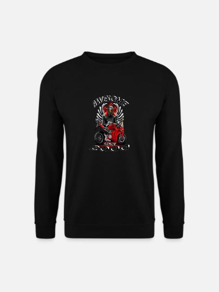 Awesome since 2000, biker's birthday - Unisex Sweatshirt - black