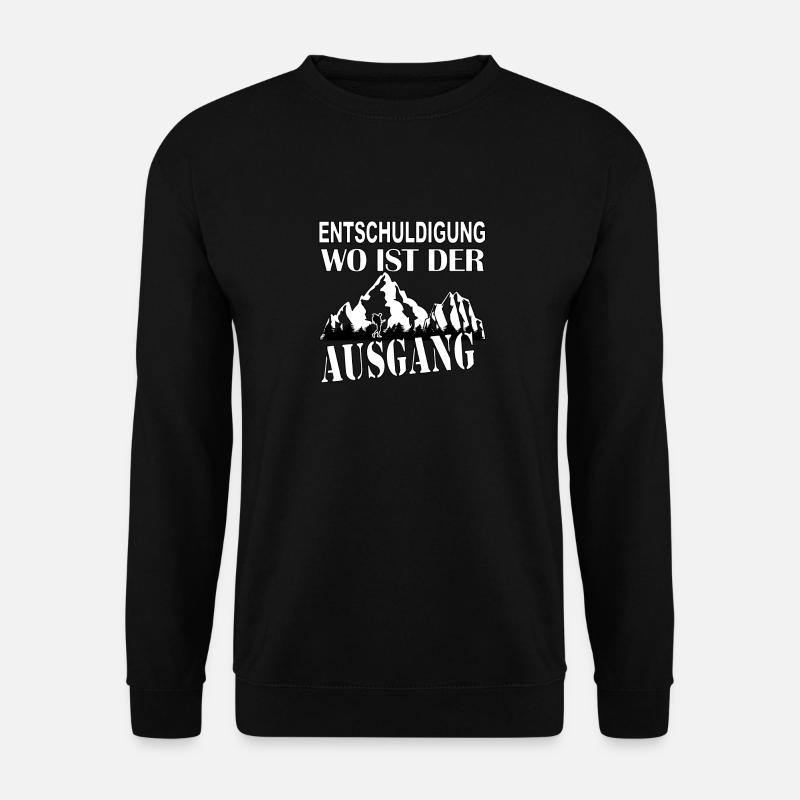 where is the exit - Unisex Sweatshirt - black