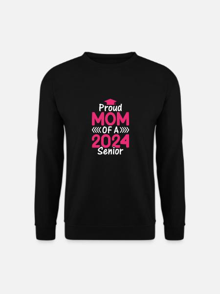 Lustige Stolze Mutter Eines Abschlussgeschenks - Unisex Pullover - Schwarz