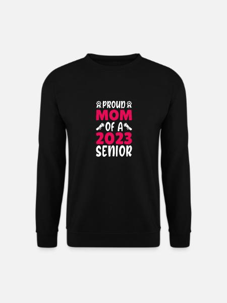 Lustige Stolze Mutter Eines Abschlussgeschenks - Unisex Pullover - Schwarz
