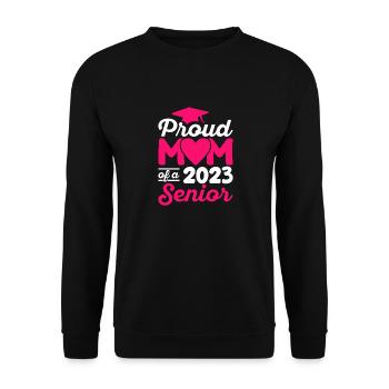 Maman fière drôle d'un cadeau de graduation - Sweat-shirt Unisexe - noir - Devant - Alina (178cm) & Michal (187cm)