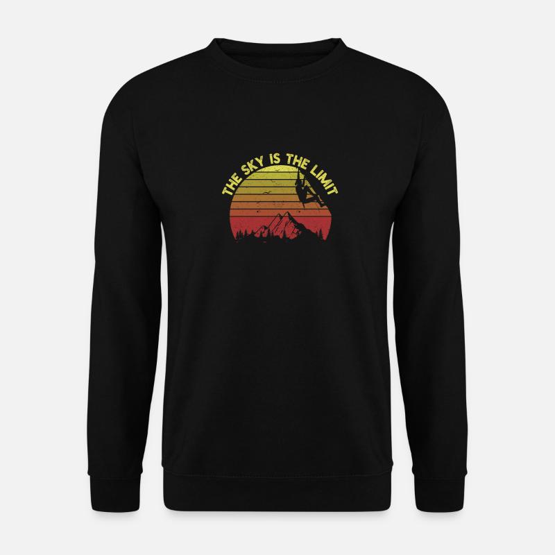 The sky is the limit - Unisex Sweatshirt - black