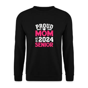 Maman fière drôle d'un cadeau de graduation - Sweat-shirt Unisexe - noir - Devant - Alina (178cm) & Michal (187cm)