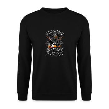 Génial depuis 1978, anniversaire du motard - Sweat-shirt Unisexe - noir - Devant - Alina (178cm) & Michal (187cm)