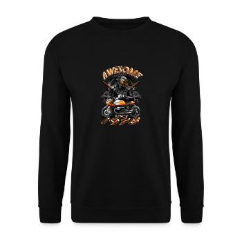 Génial depuis 1978, anniversaire du motard - Sweat-shirt Unisexe - noir - Devant - Alina (178cm) & Michal (187cm)