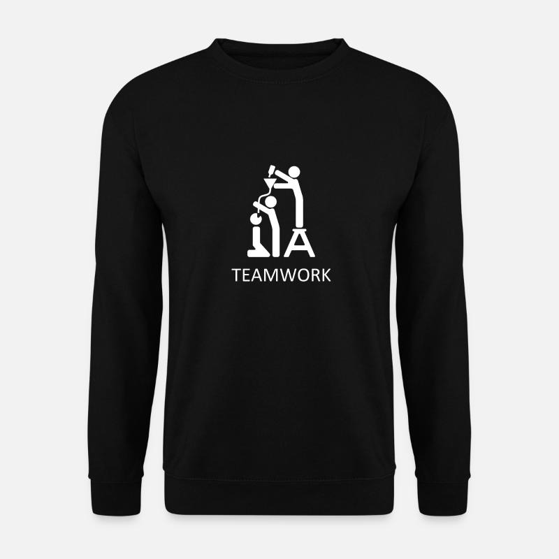 Teamwork Party - Unisex Pullover - Schwarz