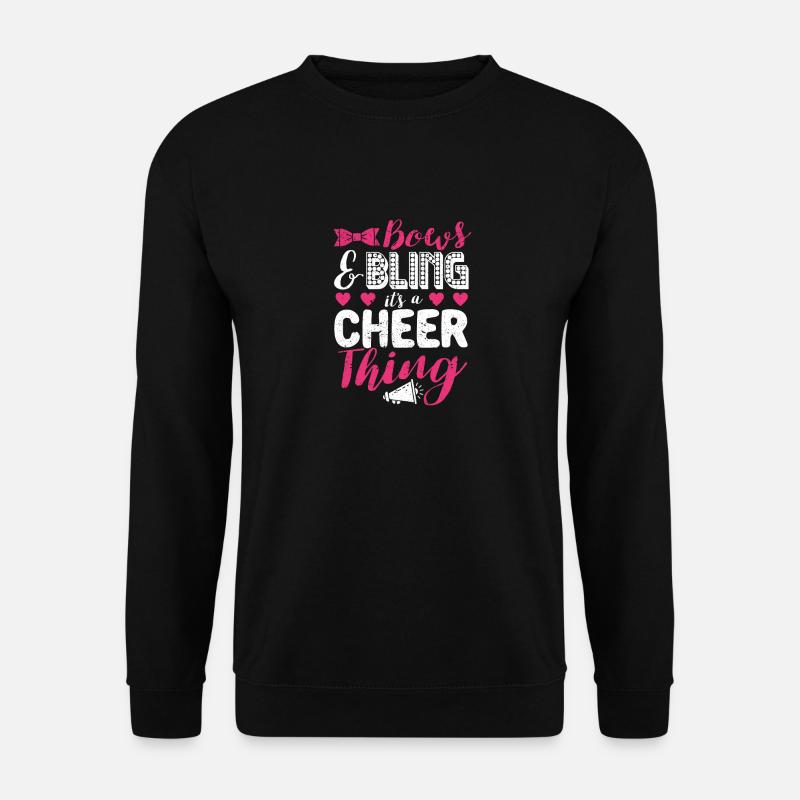 Schleifen & Bling It's A Cheer Thing Cheerleading - Unisex Pullover - Schwarz