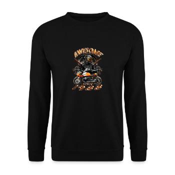 Génial depuis 1988, anniversaire du motard - Sweat-shirt Unisexe - noir - Devant - Alina (178cm) & Michal (187cm)
