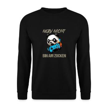 Nur noch eine Runde dann hör ich auf Kinder Gaming - Unisex Pullover - Schwarz - Vorne - Alina (178cm) & Michal (187cm)