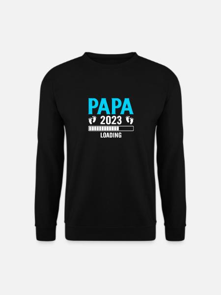 Pregnancy Parents-to-be Gift Dad 2023 - Unisex Sweatshirt - black