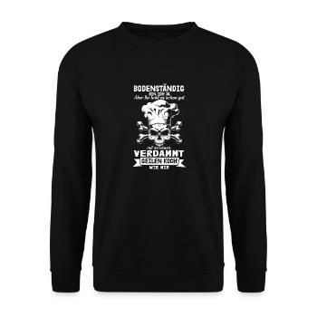 Chefkoch Ausbildung Bestanden Koch Lehre Kochen - Unisex Pullover - Schwarz - Vorne - Alina (178cm) & Michal (187cm)