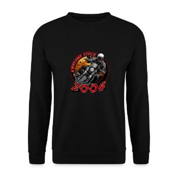 Génial depuis 2006, anniversaire du motard - Sweat-shirt Unisexe - noir - Devant - Alina (178cm) & Michal (187cm)