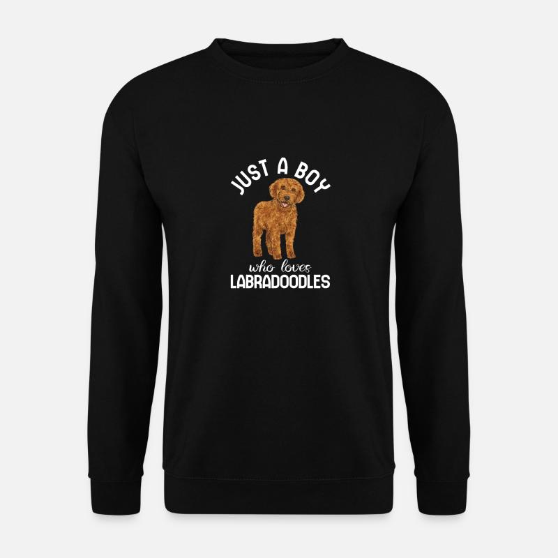 Labradoodle Dog - Unisex Sweatshirt - black