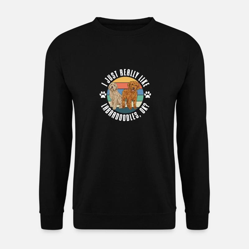 Labradoodle Hund - Unisex Pullover - Schwarz