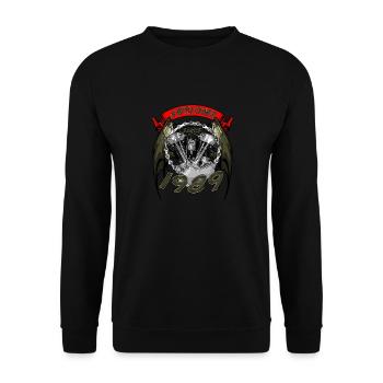 Génial depuis 1989, anniversaire du motard - Sweat-shirt Unisexe - noir - Devant - Alina (178cm) & Michal (187cm)