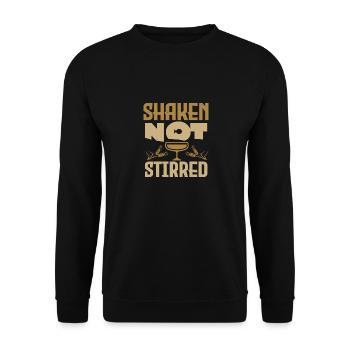 SECOUÉ PAS AGITER - Sweat-shirt Unisexe - noir - Devant - Alina (178cm) & Michal (187cm)