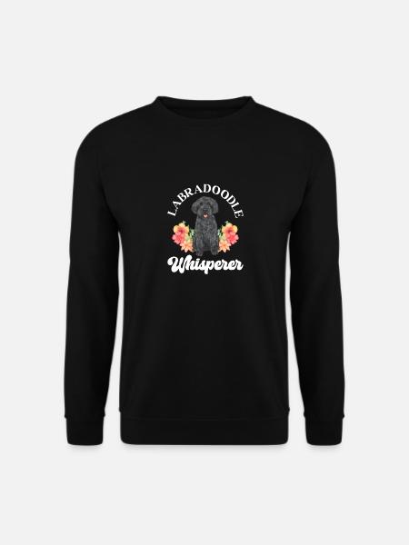 Labradoodle Dog - Unisex Sweatshirt - black