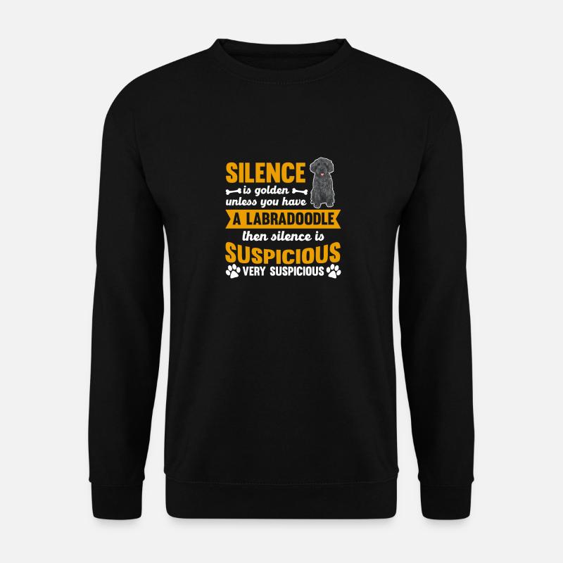Labradoodle Hund - Unisex Pullover - Schwarz