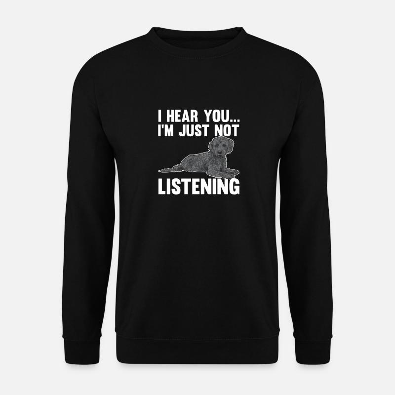 Labradoodle Hund - Unisex Pullover - Schwarz