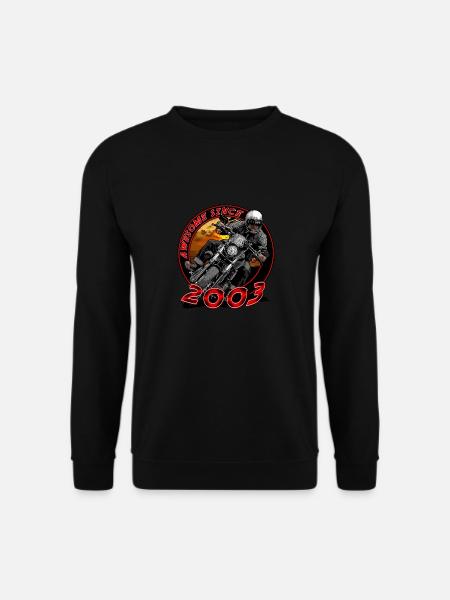 Génial depuis 2003, anniversaire du motard - Sweat-shirt Unisexe - noir