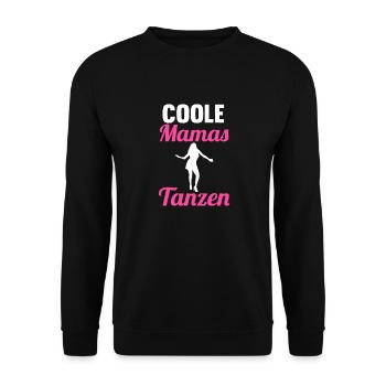 Tanzen Party Musik Mama Mutter Tänzer - Unisex Pullover - Schwarz - Vorne - Alina (178cm) & Michal (187cm)