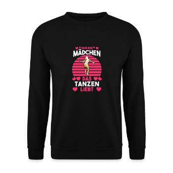 Tanzen Party Musik Tänzer - Unisex Pullover - Schwarz - Vorne - Alina (178cm) & Michal (187cm)