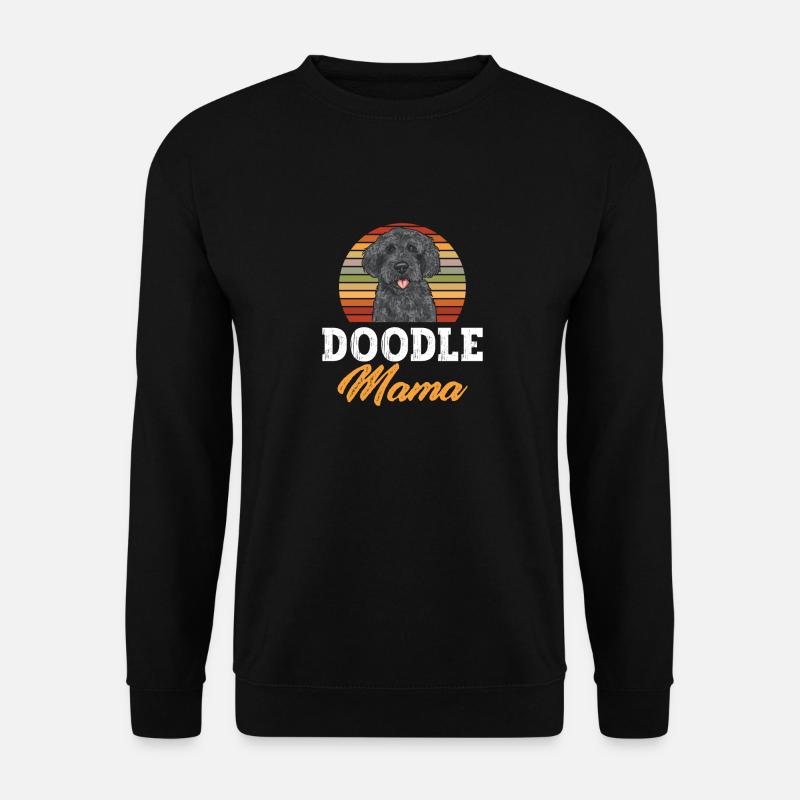 Labradoodle Dog - Unisex Sweatshirt - black
