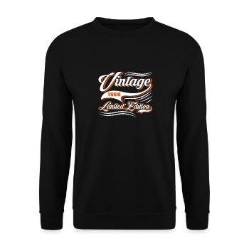 Edition Limitée 1968 Millésime - Sweat-shirt Unisexe - noir - Devant - Alina (178cm) & Michal (187cm)