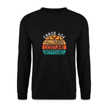 Fehler 404 Kostüm Nicht Gefunden - Unisex Pullover - Schwarz - Vorne - Alina (178cm) & Michal (187cm)