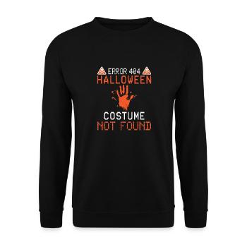 Fehler 404 Kostüm Nicht Gefunden - Unisex Pullover - Schwarz - Vorne - Alina (178cm) & Michal (187cm)