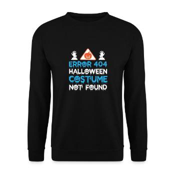 Fehler 404 Kostüm Nicht Gefunden - Unisex Pullover - Schwarz - Vorne - Alina (178cm) & Michal (187cm)