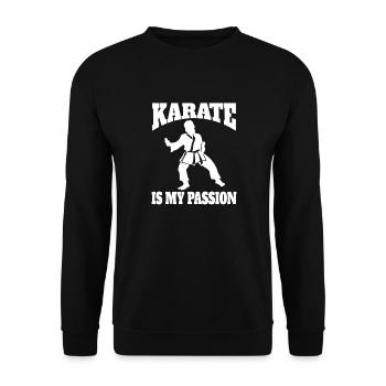 Karaté Arts martiaux Hapkido Judo Aïkido Arts martiaux - Sweat-shirt Unisexe - noir - Devant - Alina (178cm) & Michal (187cm)