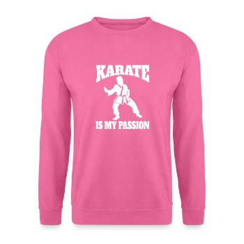 Karate Kampfsport Hapkido Judo Aikido Kampfkunst - Unisex Pullover - Pink - Vorne