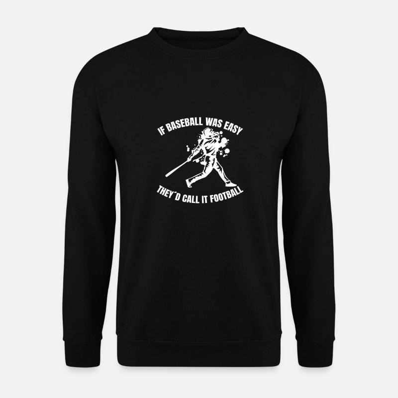 Baseballspieler Baseballer Baseball Baseballteam - Unisex Pullover - Schwarz