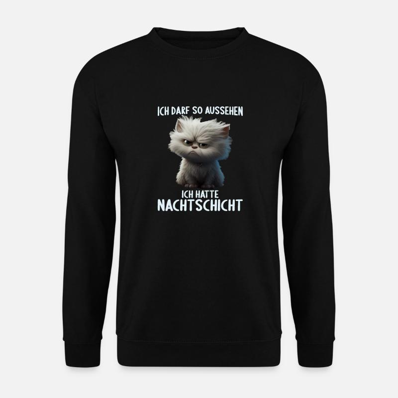 Nachtschicht Dienst Krankenschwester Pflegekraft - Unisex Pullover - Schwarz