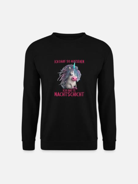 Nachtschicht Dienst Krankenschwester Pflegekraft - Unisex Pullover - Schwarz